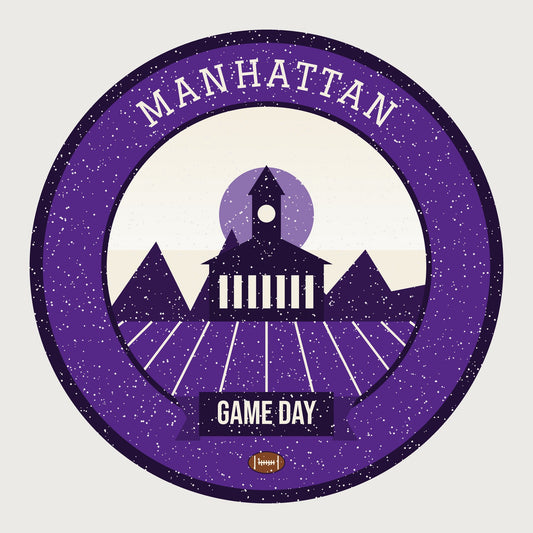 Purple Flint Hills Game Day Hoodie graphic