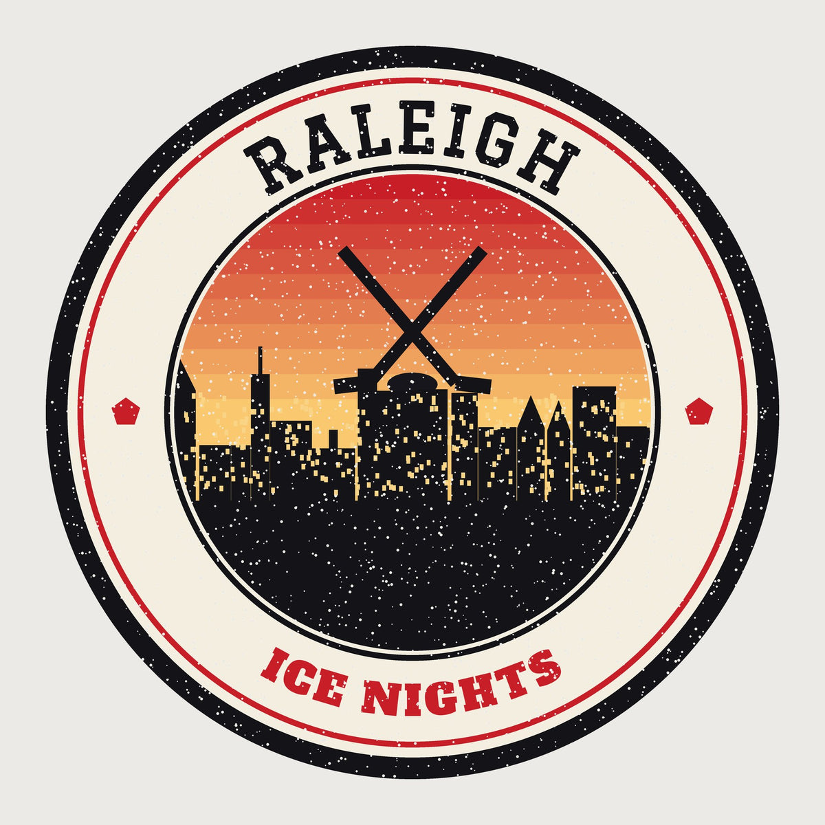 Raleigh Ice Nights Tee graphic
