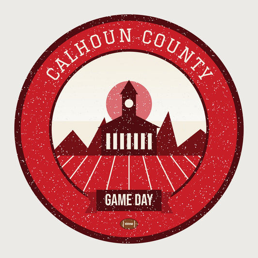 Red & White Foothills Game Day Tee graphic