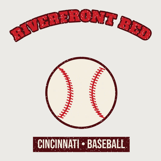 Riverfront Red Baseball Mug graphic