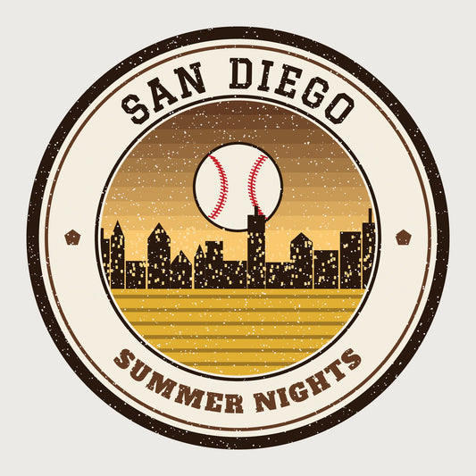 San Diego Summer Nights Ballpark Mug graphic