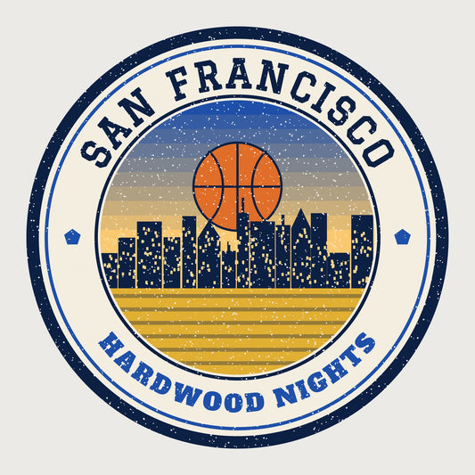 Women's San Francisco Hardwood Nights Tee graphic