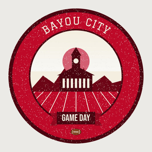 Scarlet Bayou City Game Day Tee graphic