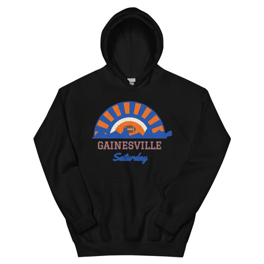 Gainesville Saturday Hoodie in black, front