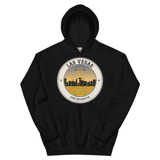 Las Vegas Ice Nights Hoodie in black, front