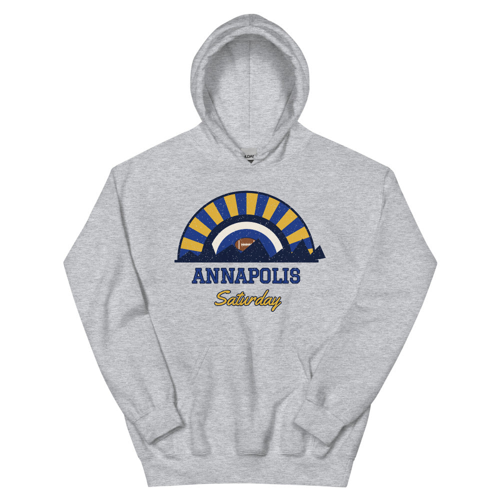 Annapolis Saturday Hoodie in sport grey, front