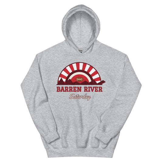 Barren River Saturday Hoodie in sport grey, front