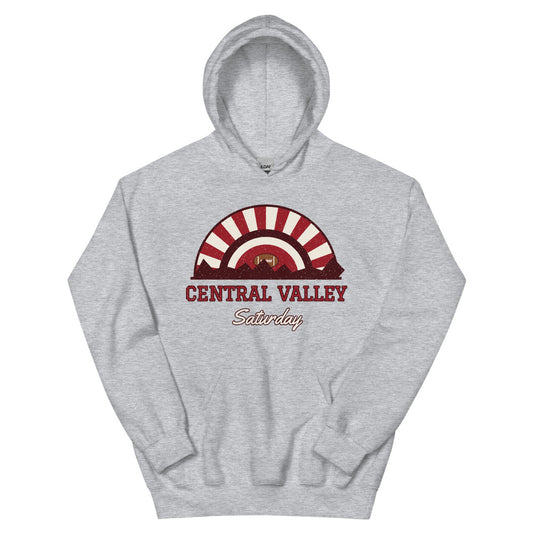 Central Valley Saturday Hoodie in sport grey, front