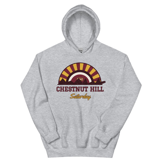 Chestnut Hill Saturday Hoodie in sport grey, front