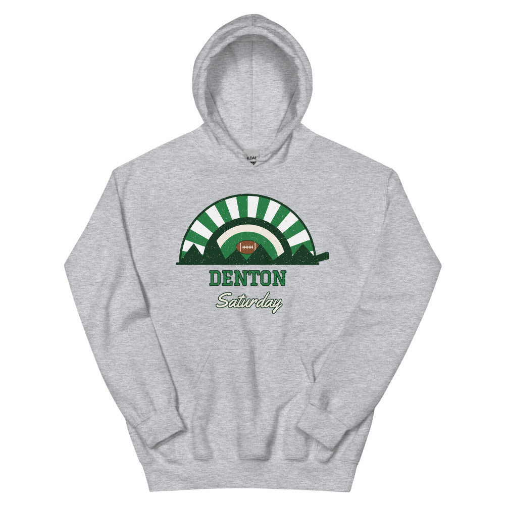 Denton Saturday Hoodie in sport grey, front