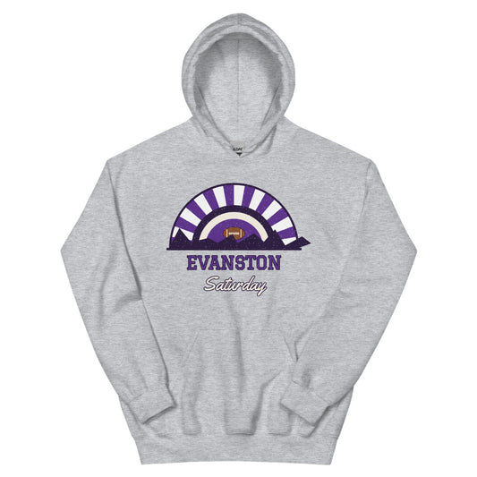 Evanston Saturday Hoodie in sport grey, front