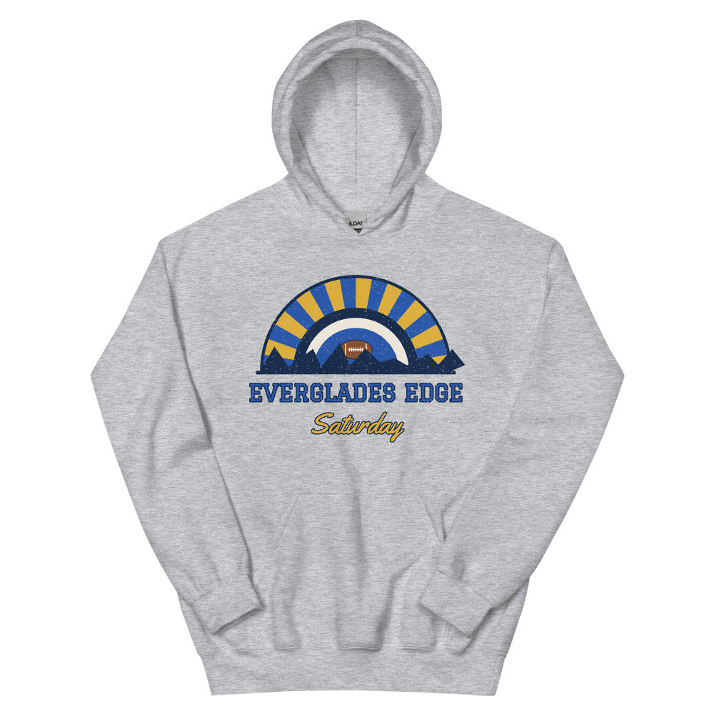 Everglades Edge Saturday Hoodie in sport grey, front