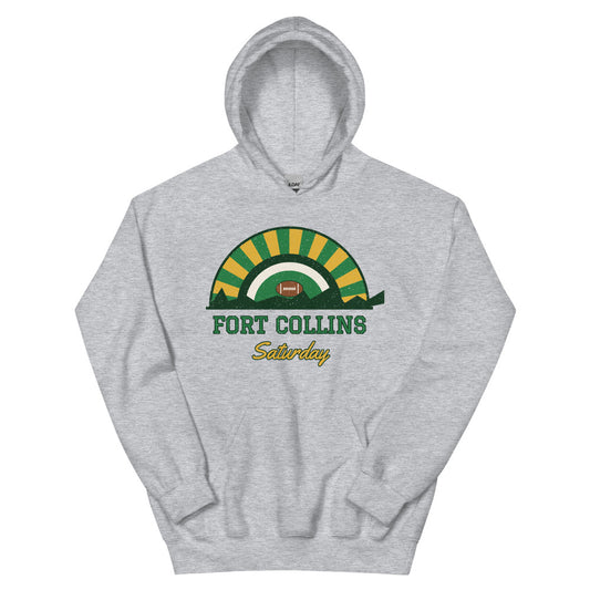 Fort Collins Saturday Hoodie in sport grey, front