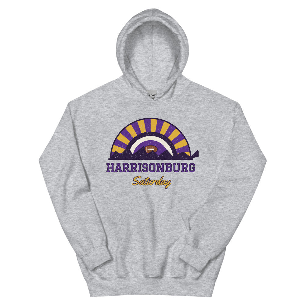 Harrisonburg Saturday Hoodie in sport grey, front