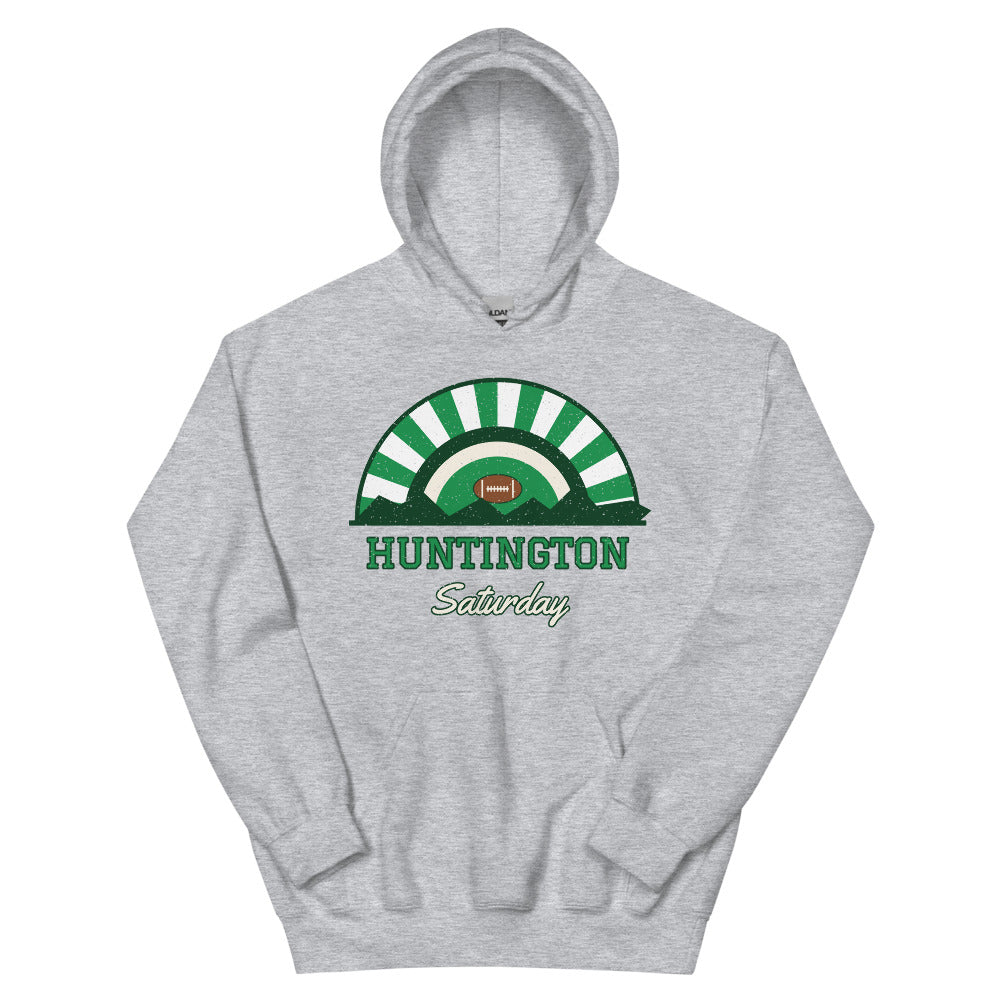 Huntington Saturday Hoodie in sport grey, front
