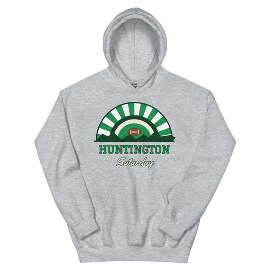 Huntington Saturday Hoodie in sport grey, front
