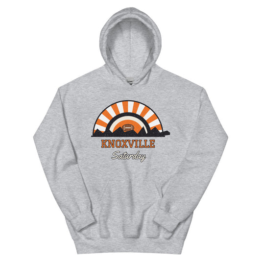 Knoxville Saturday Hoodie in sport grey, front