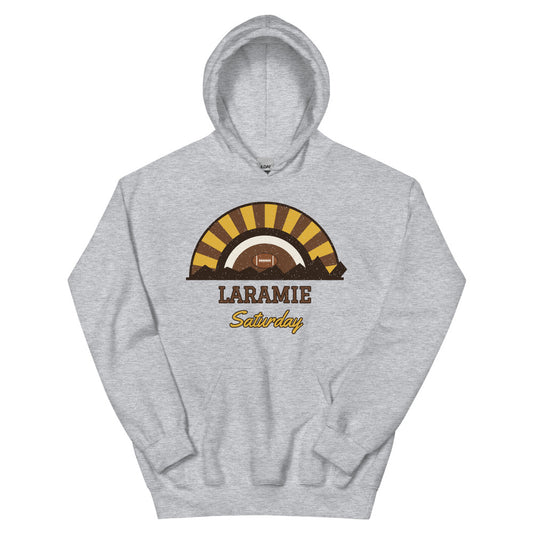 Laramie Saturday Hoodie in sport grey, front