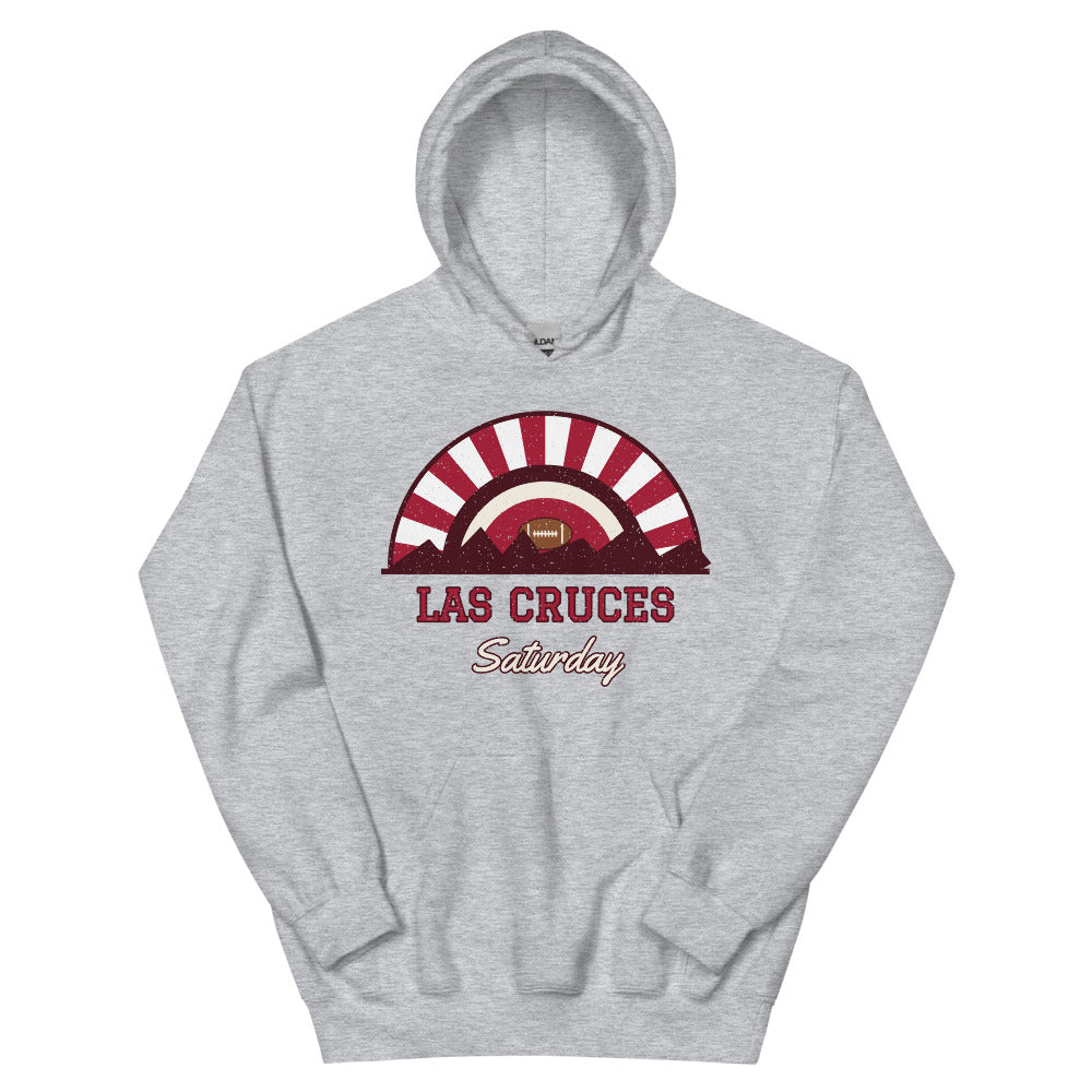 Las Cruces Saturday Hoodie in sport grey, front