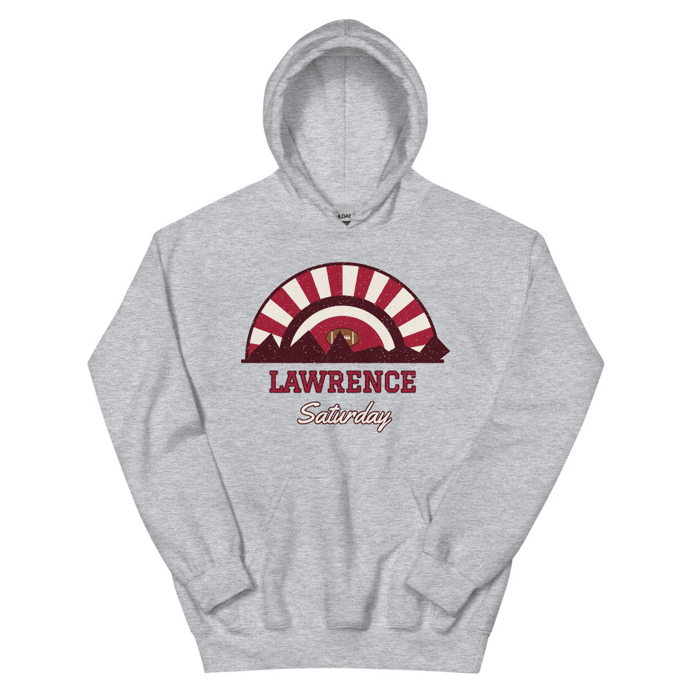Lawrence Saturday Hoodie in sport grey, front