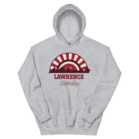 Lawrence Saturday Hoodie in sport grey, front