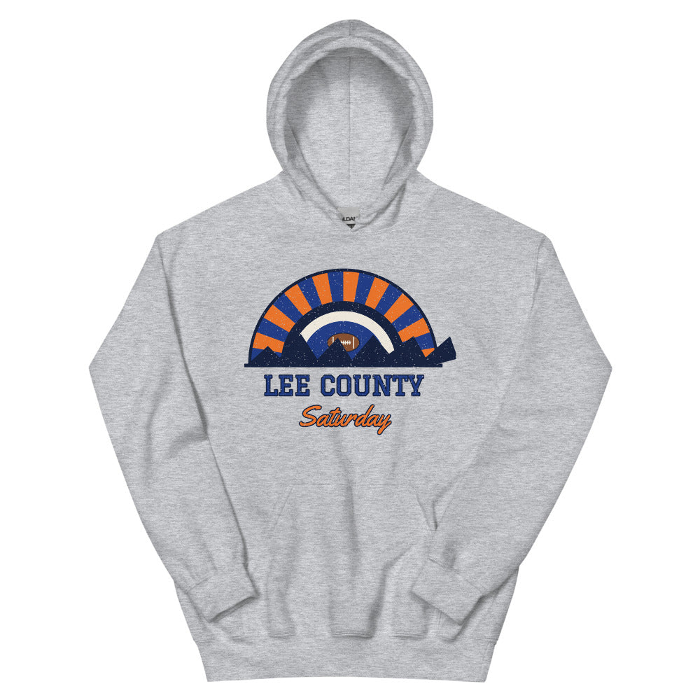 Lee County Saturday Hoodie in sport grey, front
