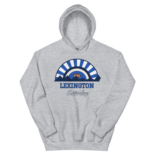 Lexington Saturday Hoodie in sport grey, front