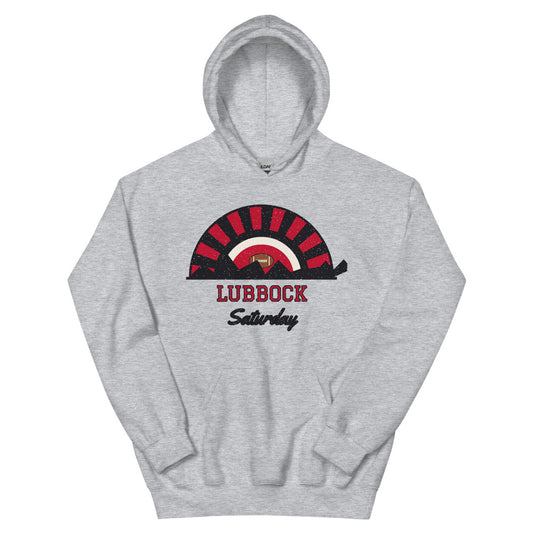 Lubbock Saturday Hoodie in sport grey, front