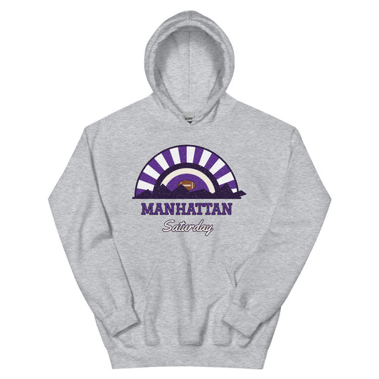 Manhattan Saturday Hoodie in sport grey, front
