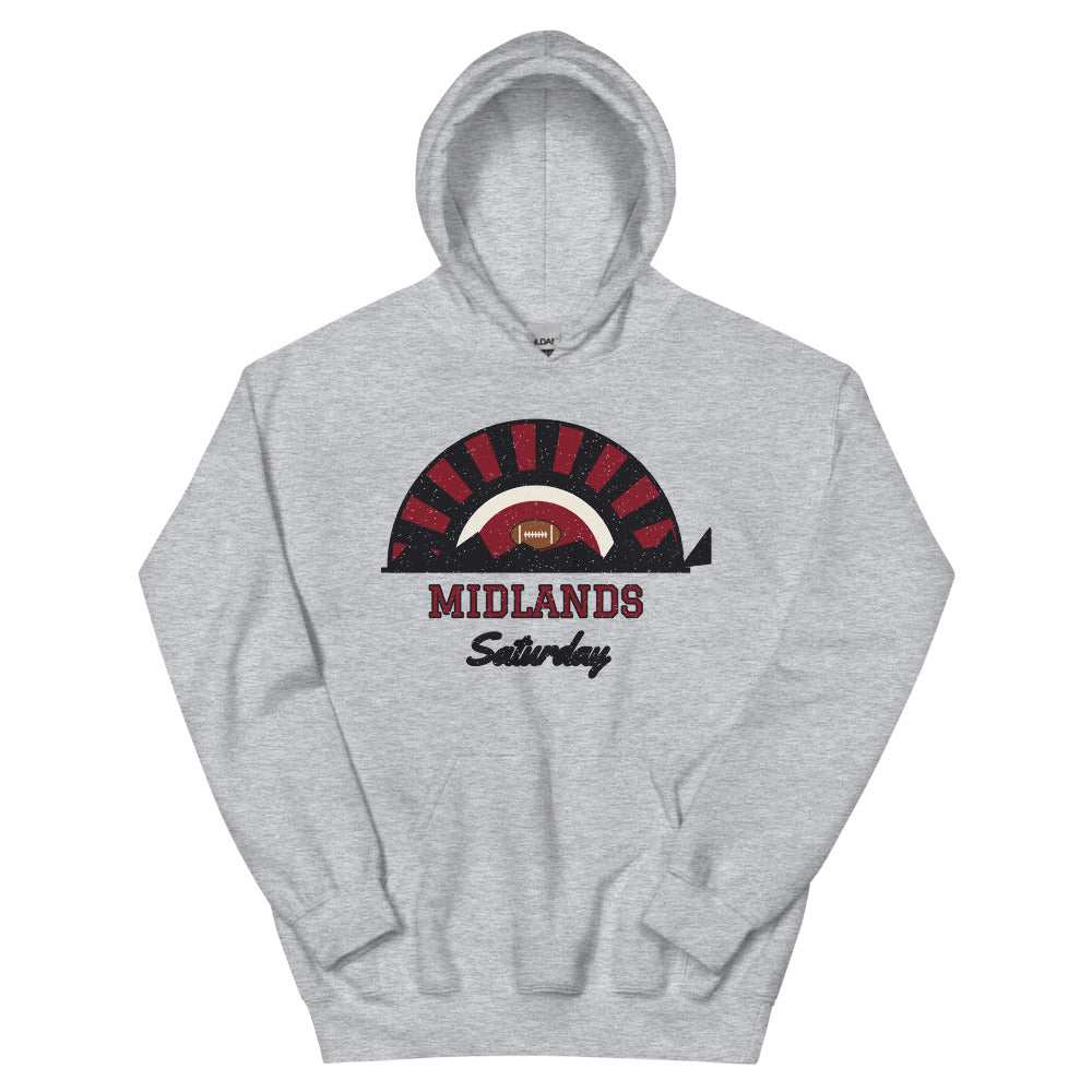 Midlands Saturday Hoodie in sport grey, front