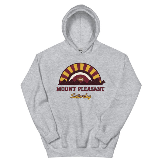 Mount Pleasant Saturday Hoodie in sport grey, front