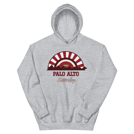Palo Alto Saturday Hoodie in sport grey, front