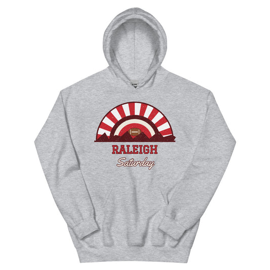Raleigh Saturday Hoodie in sport grey, front