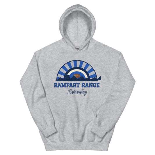 Rampart Range Saturday Hoodie in sport grey, front