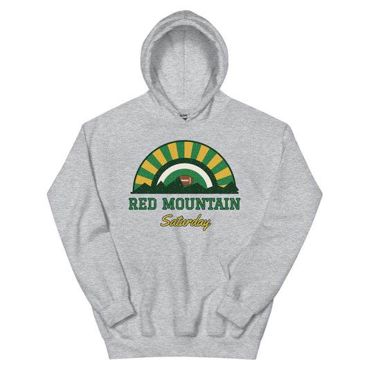 Red Mountain Saturday Hoodie in sport grey, front