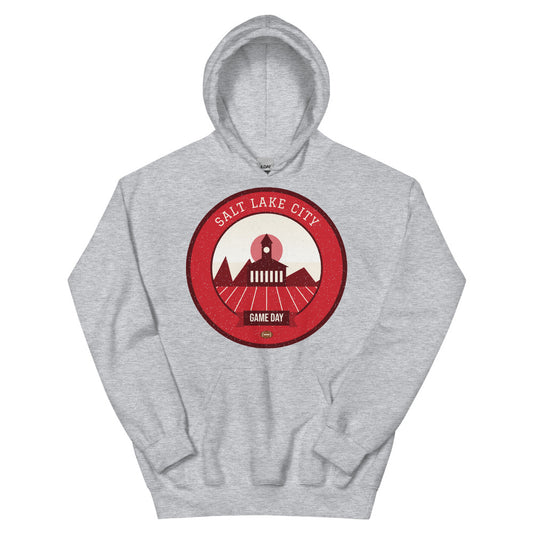 Red Rock Wasatch Front Game Day Hoodie in sport grey, front