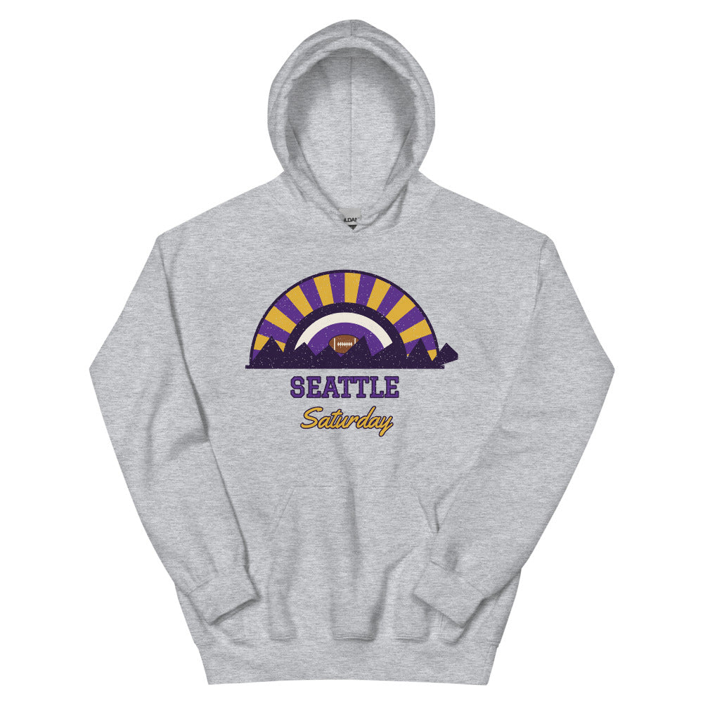Seattle Saturday Hoodie in sport grey, front