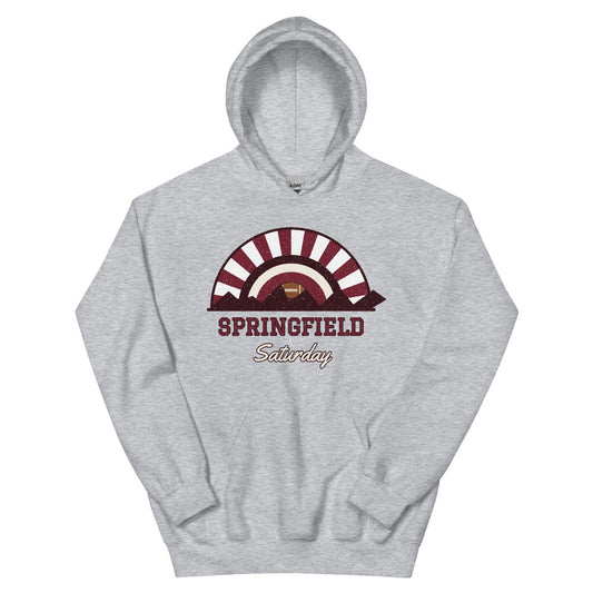 Springfield Saturday Hoodie in sport grey, front