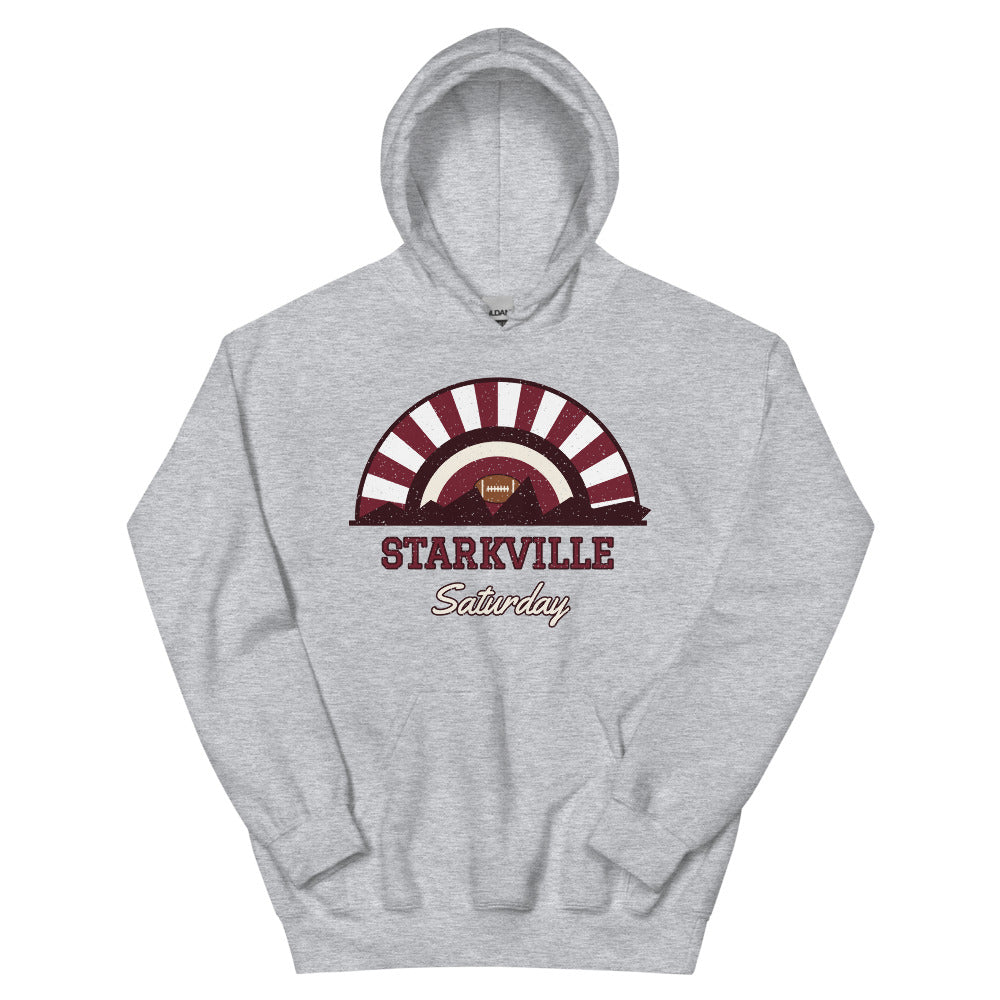 Starkville Saturday Hoodie in sport grey, front