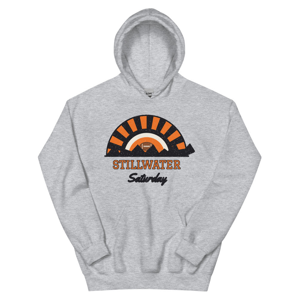 Stillwater Saturday Hoodie in sport grey, front