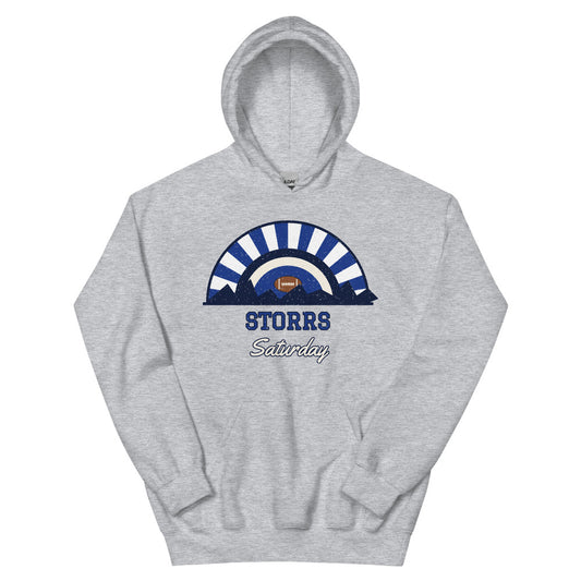 Storrs Saturday Hoodie in sport grey, front