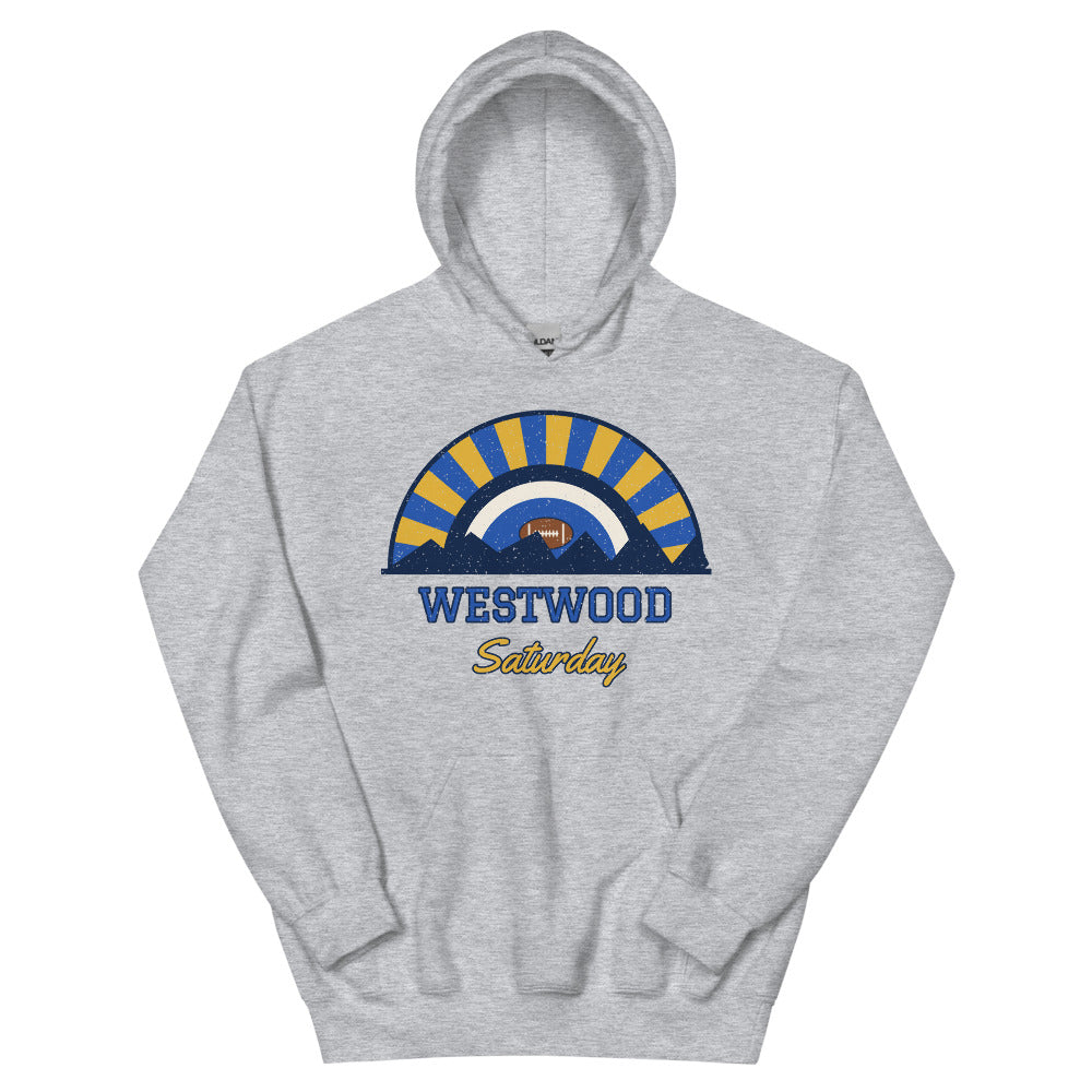 Westwood Saturday Hoodie in sport grey, front