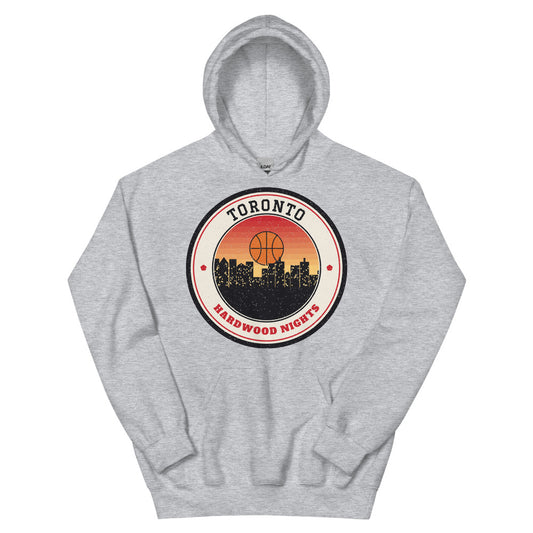 Toronto Hardwood Nights Hoodie in sport grey, front