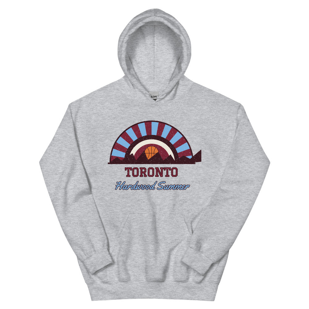 Toronto Hardwood Summer Hoodie in sport grey, front