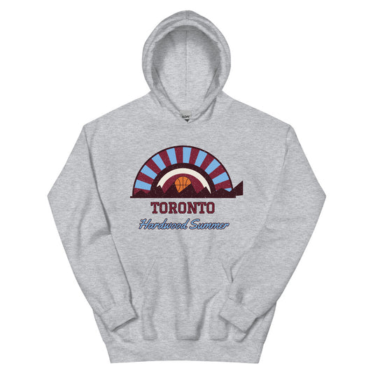 Toronto Hardwood Summer Hoodie in sport grey, front