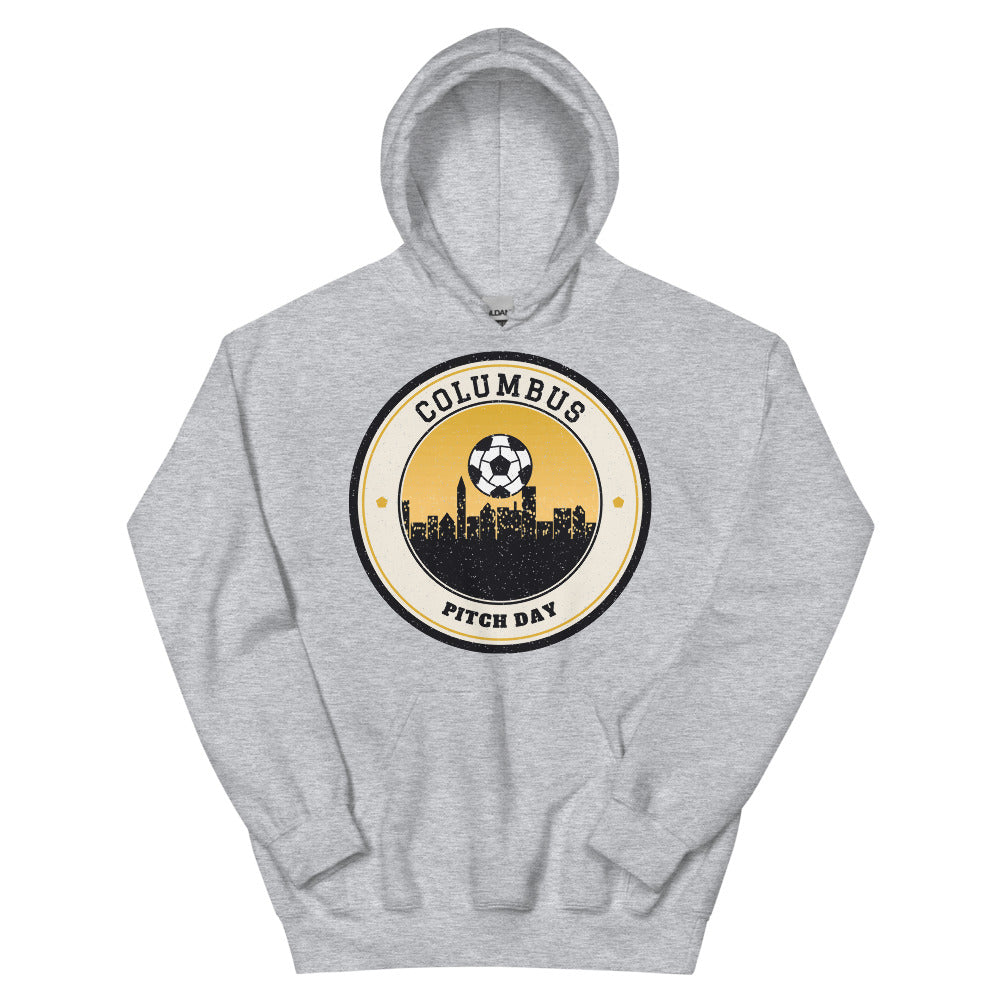 Columbus Pitch Day Hoodie in sport grey, front