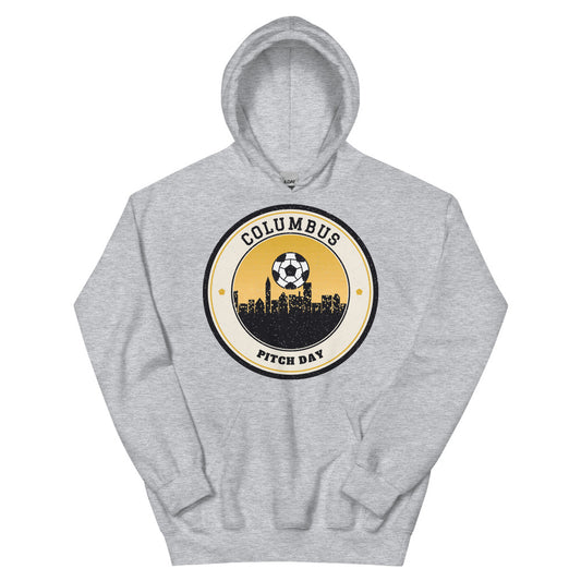 Columbus Pitch Day Hoodie in sport grey, front