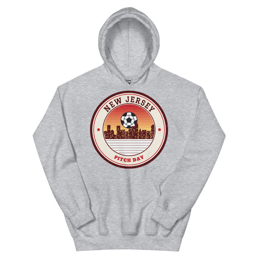 New Jersey Pitch Day Hoodie in sport grey, front
