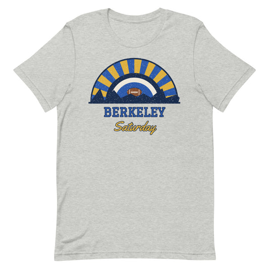 Berkeley Saturday Tee in athletic heather, front
