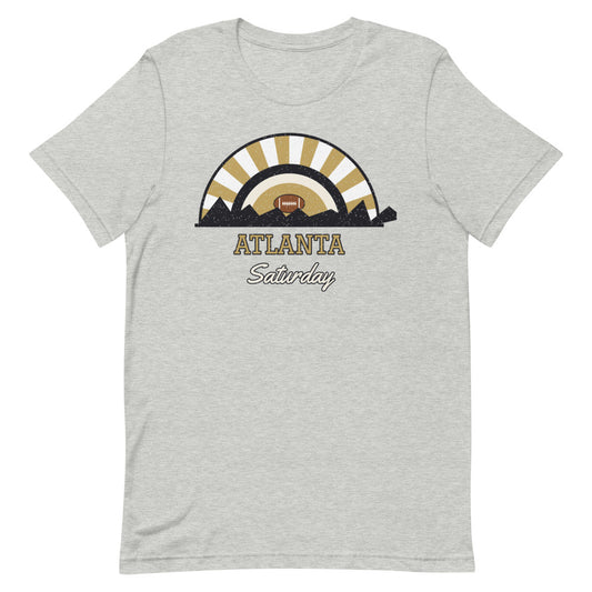 Atlanta Saturday Tee in athletic heather, front